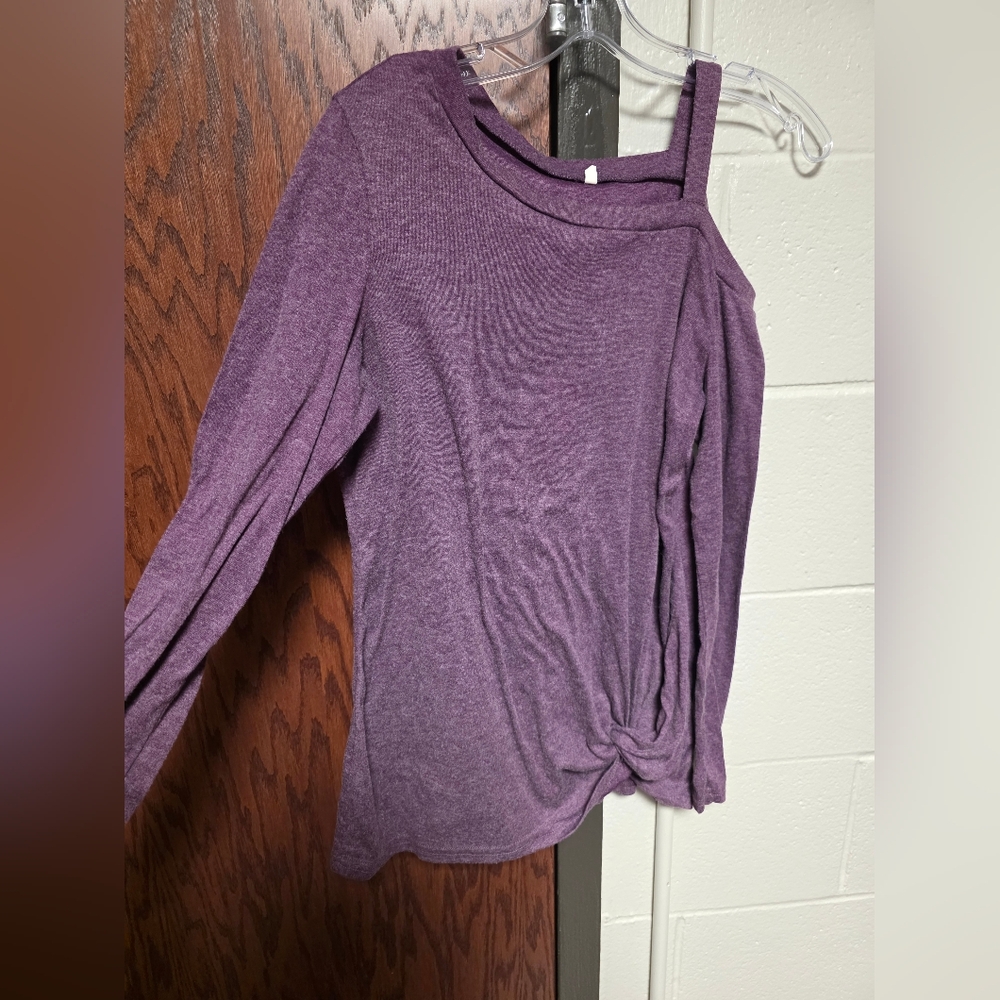 Women's Purple Long Sleeve Top